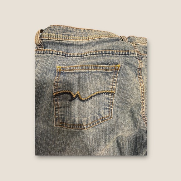 SO vintage Womens Size 13 Average Flare Jeans Blue Denim Wash Venice Style K208A - Picture 7 of 9